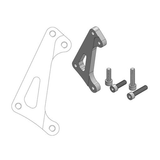 [211030] Supermoto Racing adapter Kawasaki, Suzuki