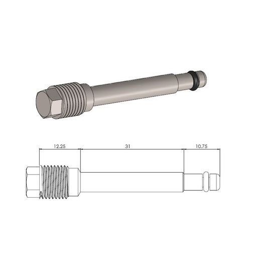 [213022] Moto-Master : Brake pad pin