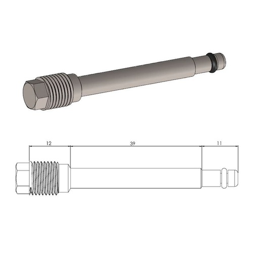 [213023] Moto-Master brake pad pin