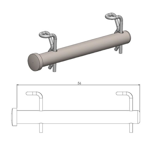 [213024] Moto-Master brake pad pin