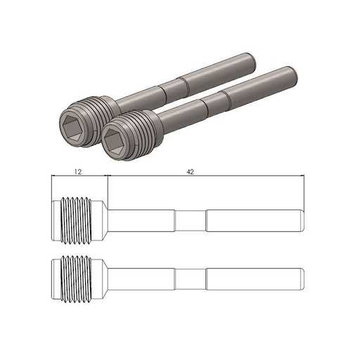 [213026] Moto-Master : brake pad pin