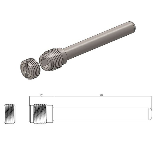 [213028] Moto-Master brake pad pin
