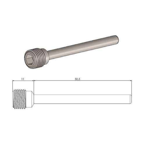 [213037] Moto-Master : Brake pad pin