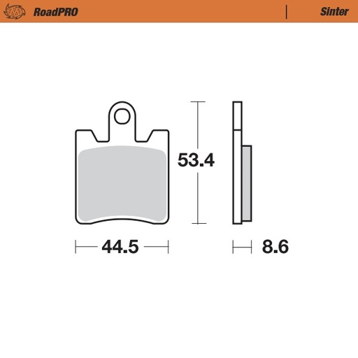 [400103] Brake pad RoadPRO Scooter