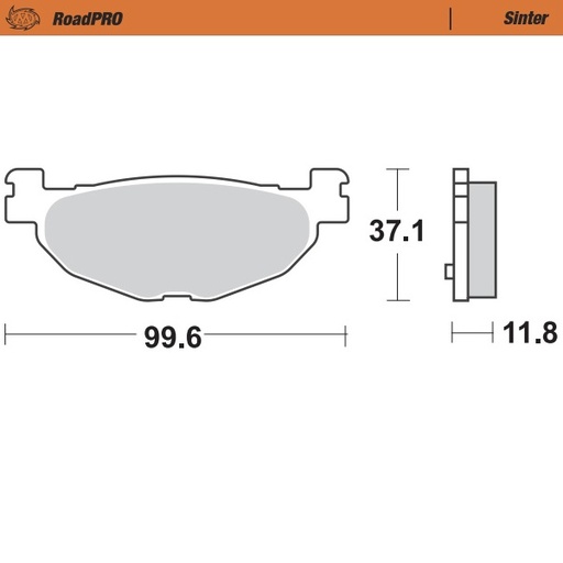 [400803] Brake pad RoadPRO Scooter