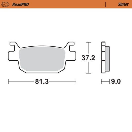 [401203] Brake pad RoadPRO Scooter