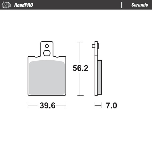 [401704] Moto-Master : Brake pad RoadPro | Ceramic