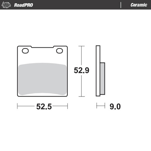 [401904] Moto-Master: Brake pad RoadPro | Ceramic