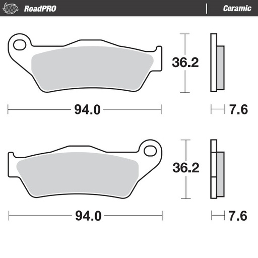 [403204] Moto-Master : Brake pad RoadPro | Ceramic