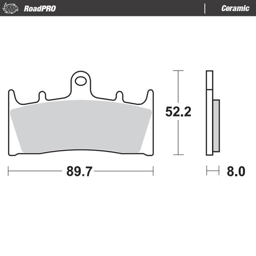 [403604] Moto-Master: Brake pad RoadPro | Ceramic