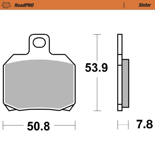 [416003] Brake pad RoadPRO Scooter