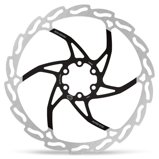 [720006] Bicycle Flame Disc 203x2,0x16,5mm (black lacquered center)
