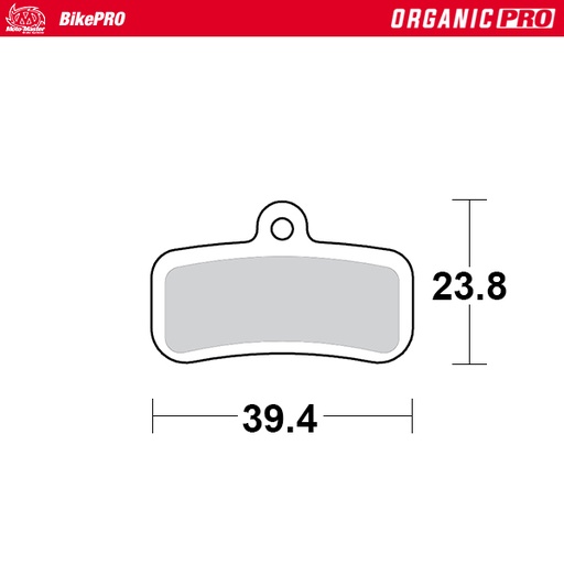 [730333] Moto-Master : Brake pad Bicycle | Organic Pro | Shimano: D type
