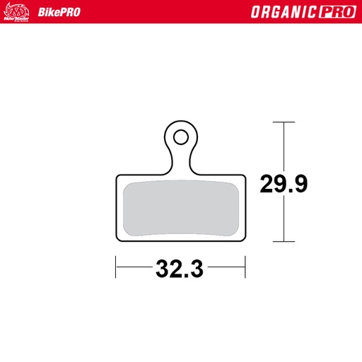 [730433] Brake pad bicycle Organic Pro: Shimano G type