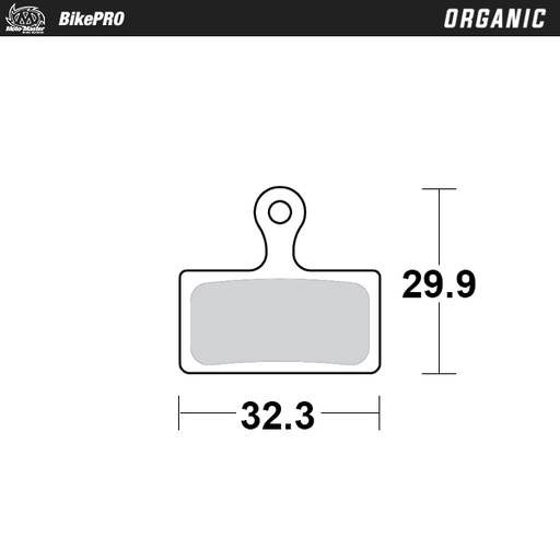 [730441] Brake pad bicycle Organic: Shimano G type