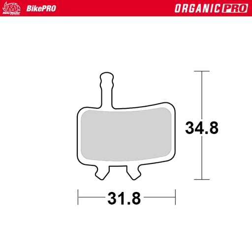 [730533] Moto-Master: Brake pad Bicycle | Organic Pro | Avid: BB7, Juicy