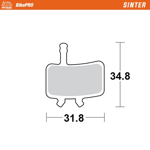 [730554] Moto-Master: Brake pad Bicycle | Sinter | Avid: BB7, Juicy