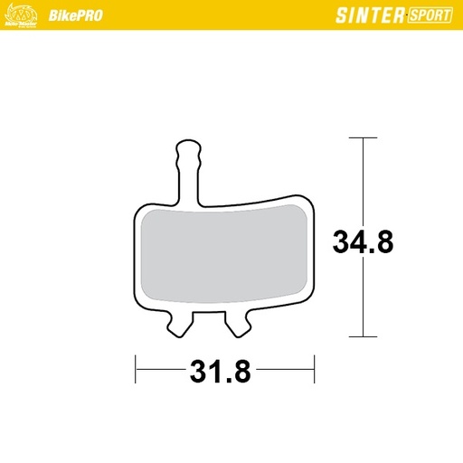 [730555] Brake pad bicycle Sinter Sport: Avid BB7, Juicy