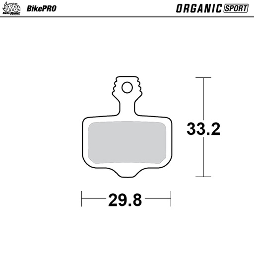 [730642] Moto-Master: Brake pad Bicycle | Organic Sport | Avid, SRAM: Elixir, DB, Level