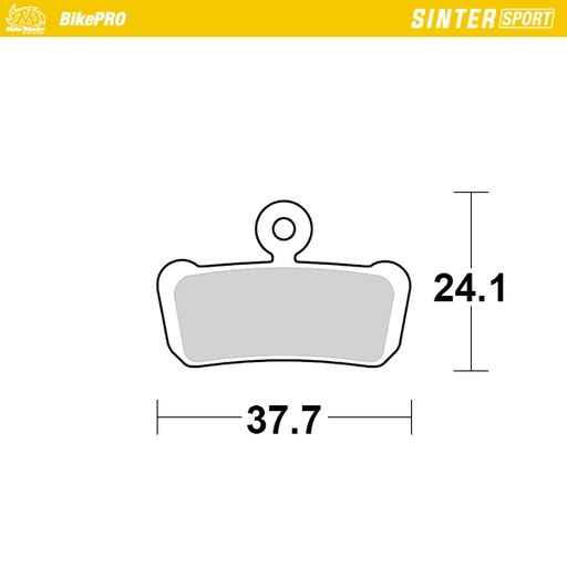 [730855] Brake pad bicycle Sinter Sport: Avid, Sram 4-piston