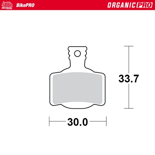[730933] Brake pad bicycle Organic Pro: Magura MT 2, 4, 6, 8, Sport, Trail