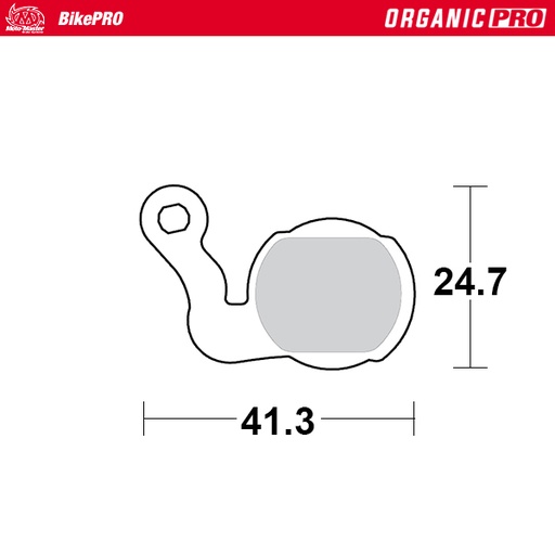 [731033] Moto-Master: Brake pad Bicycle | Organic Pro | Magura: Louis