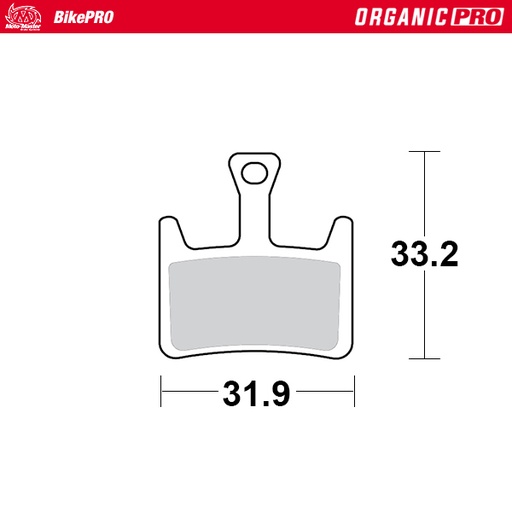 [731133] Moto-Master : Brake pad Bicycle | Organic Pro | Hayes: Prime