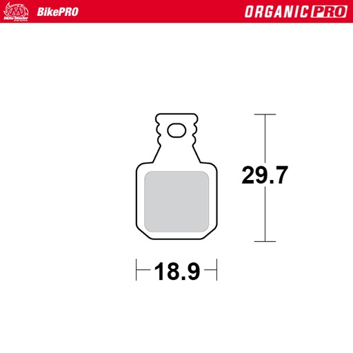 [731233] Brake pad bicycle Organic Pro: Magura MT 5, 7