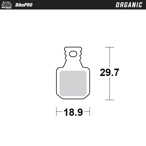 [731241] Brake pad bicycle Organic: Magura MT 5, 7