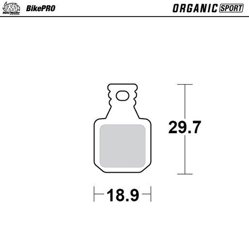 [731242] Brake pad bicycle Organic Sport: Magura