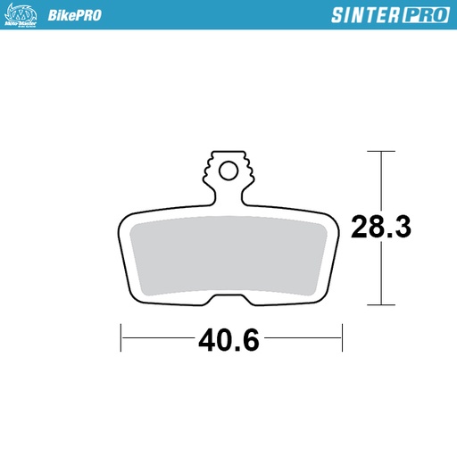 [731346] Brake pad bicycle Sinter Pro: Avid Code R, Sram Guide RE