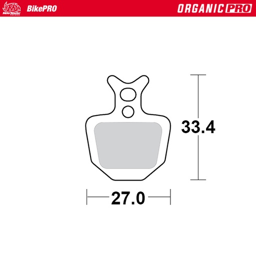 [731433] Moto-Master : Brake pad Bicycle | Organic Pro | Formula: ORO