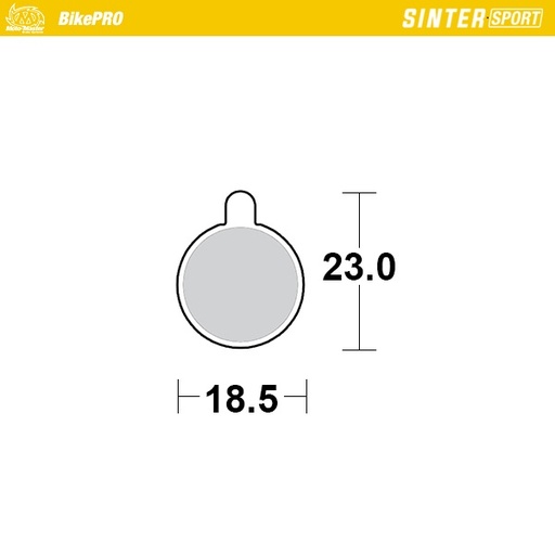 [731555] Brake pad bicycle Sinter Sport: Zoom DB
