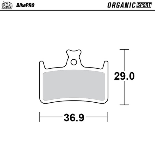 [731642] Moto-Master :  Brake pad bicycle Organic Sport: Hope