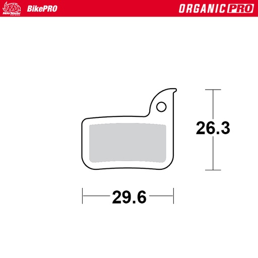 [731733] Moto-Master: Brake pad Bicycle | Organic Pro | SRAM: Red, Force, Apex