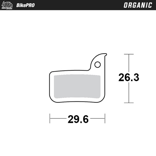 [731741] Moto-Master : Brake pad Bicycle | Organic | SRAM: Red, Force, Apex