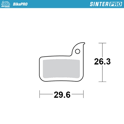 [731746] Moto-Master: Brake pad Bicycle | Sinter Pro | SRAM: Red, Force, Apex