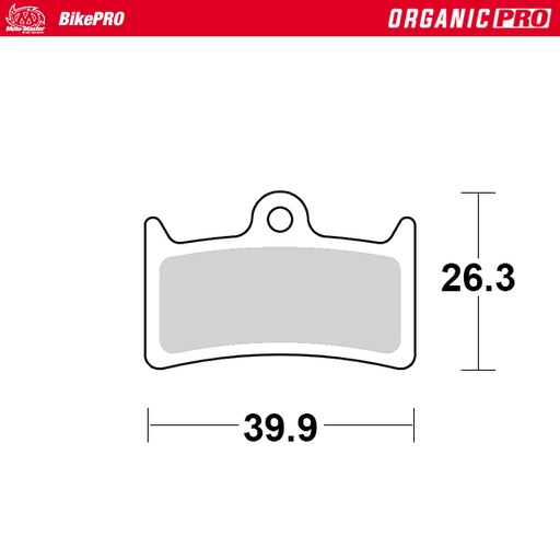 [732033] Moto-Master: Brake pad Bicycle | Organic Pro | Hope: V4
