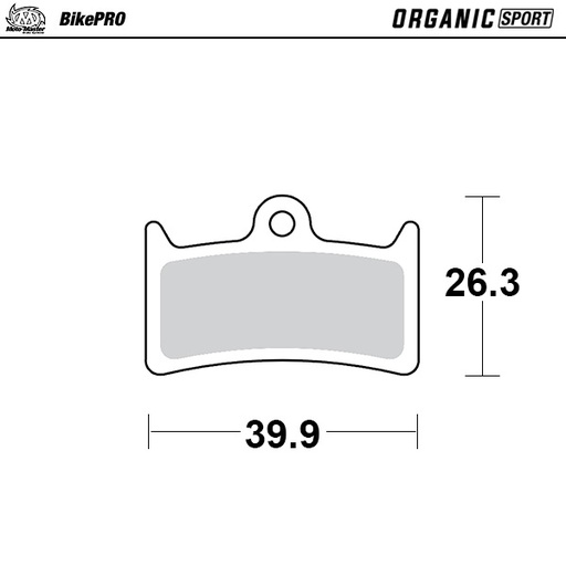 [732042] Brake pad bicycle Organic Sport: Hope