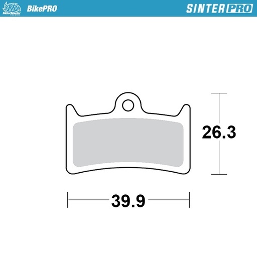 [732046] Moto-Master :  Brake pad bicycle Sinter Pro: Hope