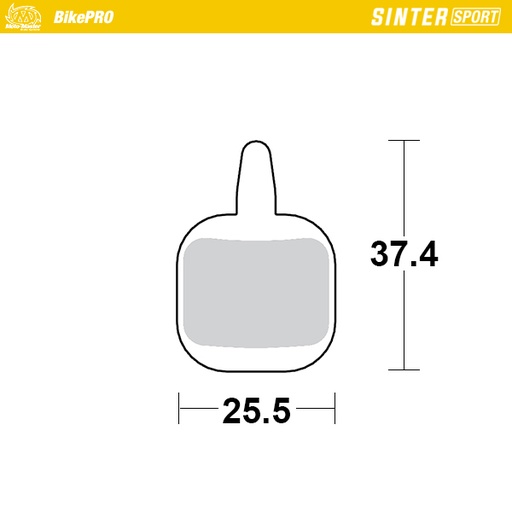 [732555] Moto-Master : Brake pad Bicycle | Sinter Sport | Tektro: IO