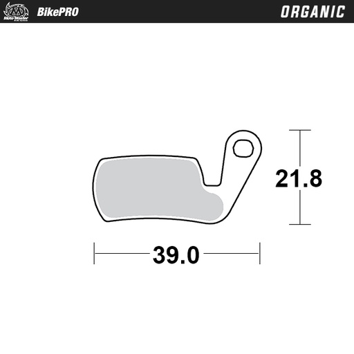 [733241] Moto-Master :  Brake pad bicycle Organic: Magura Marta