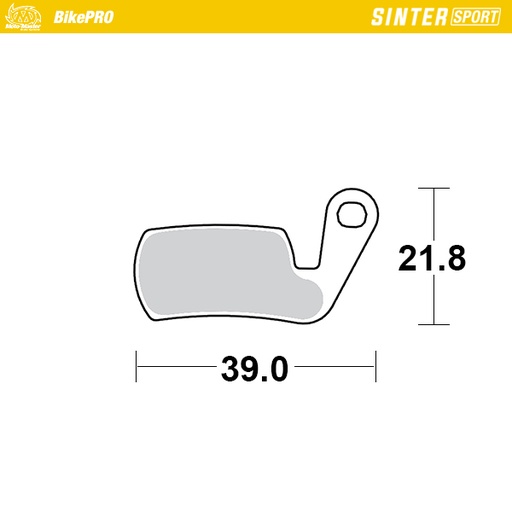 [733255] Brake pad bicycle Sinter Sport: Magura Marta