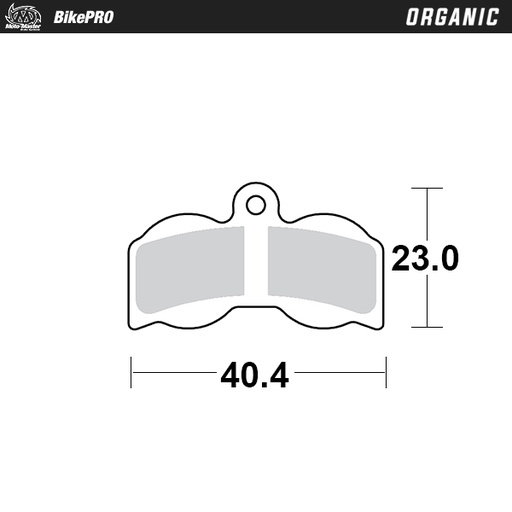 [733541] Moto-Master : Brake pad Bicycle | Organic | Hope: XC4