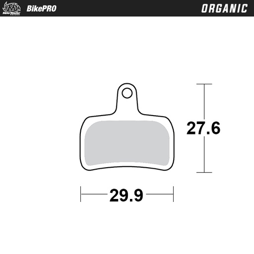 [733741] Brake pad bicycle Organic: Hope Mini