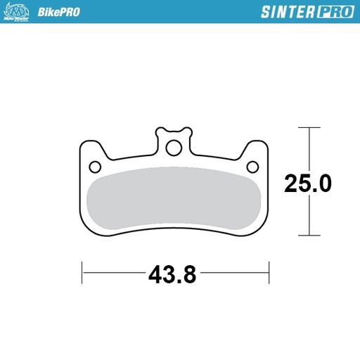 [734246] Moto-Master: Brake pad Bicycle | Sinter Pro | Formula: Cura 4