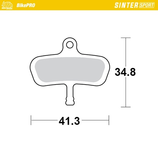 [734455] Brake pad bicycle Sinter Sport: Avid Code