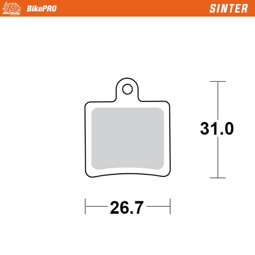 [734554] Brake pad bicycle Sinter: Hope Mini