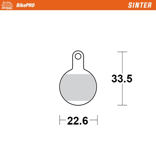 [734654] Moto-Master: Brake pad Bicycle | Sinter | Tektro: IOX