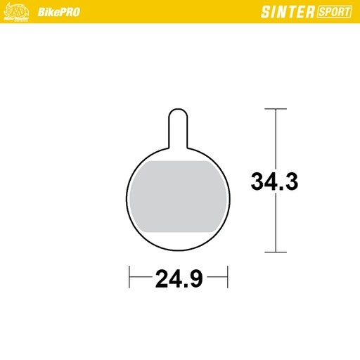 [734755] Brake pad bicycle Sinter Sport: Promax DSK-400